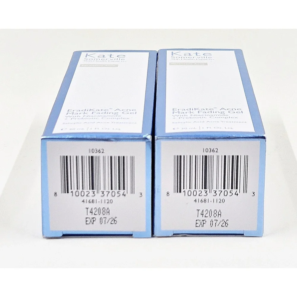 Kate Somerville EradiKate Acne Mark Fading Gel 2pk 1oz New Salicylic Acid